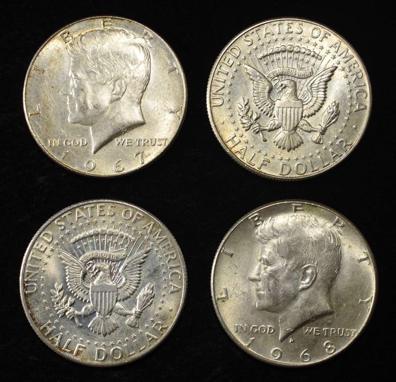 (20) KENNEDY HALF DOLLARS 40% SILVER