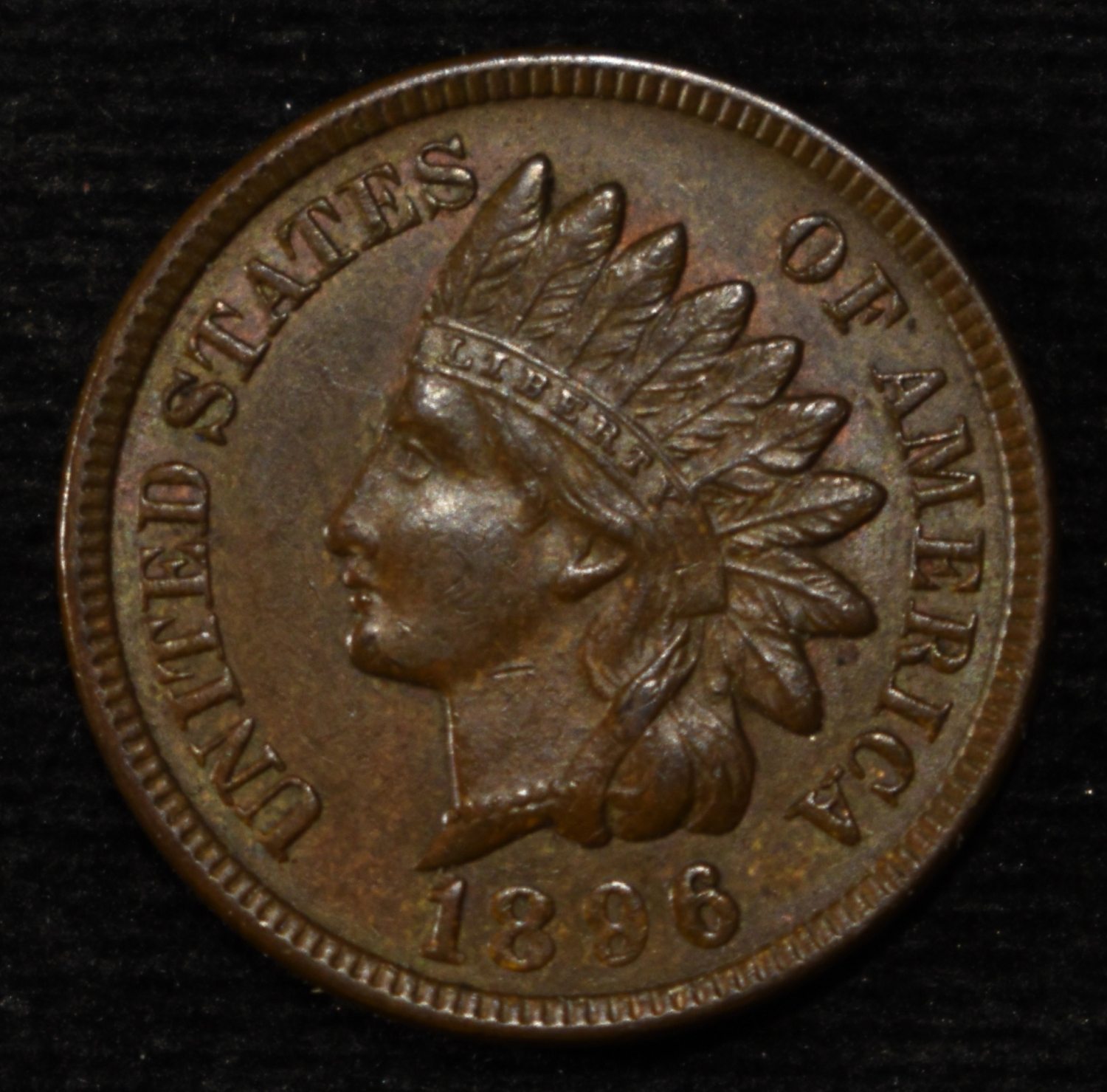 1896 INDIAN CENT CH TO GEM ORIG UNC