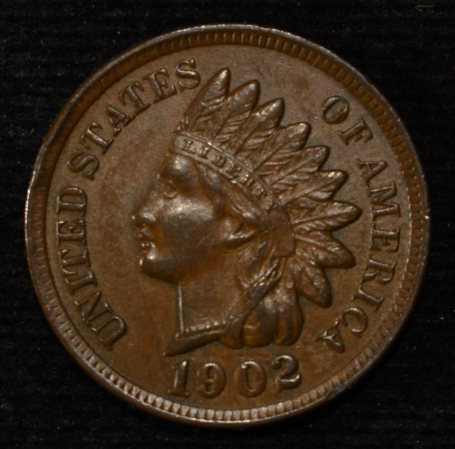 1902 INDIAN CENT CH TO GEM ORIG UNC