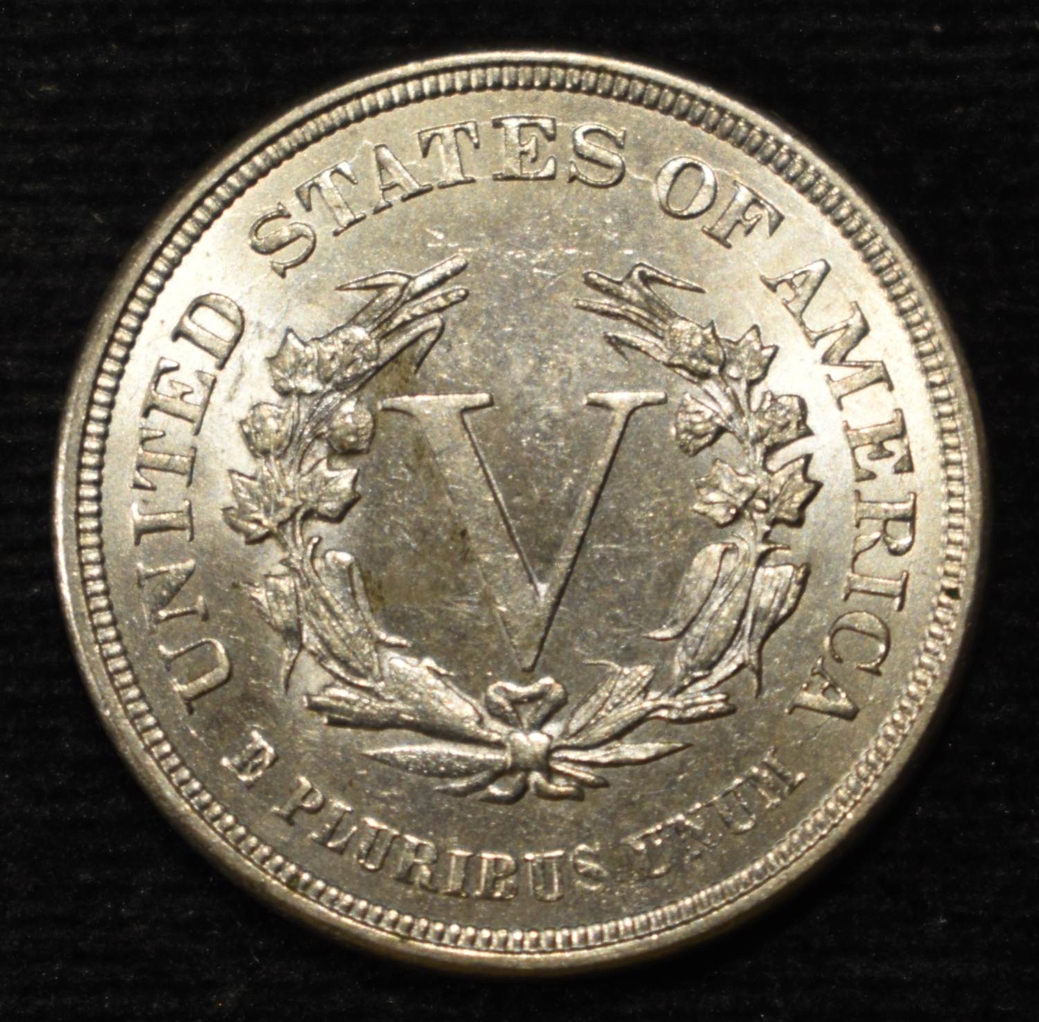 1883 NC 'V' NICKEL GEM BU