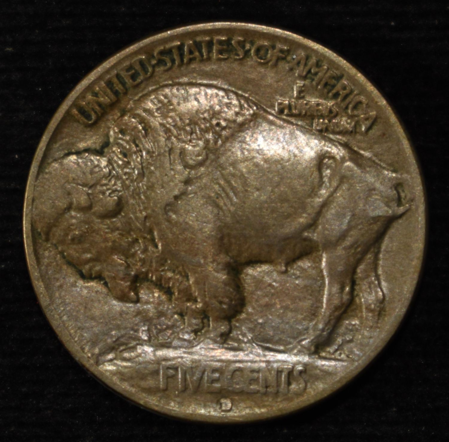 1913-D TYPE1 BUFFALO NICKEL CH ORIG UNC