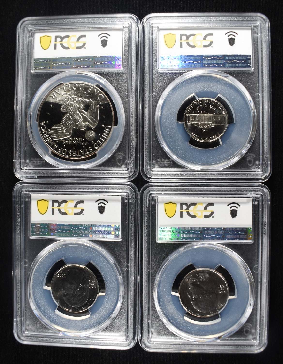(4) PCGS GRADED COINS