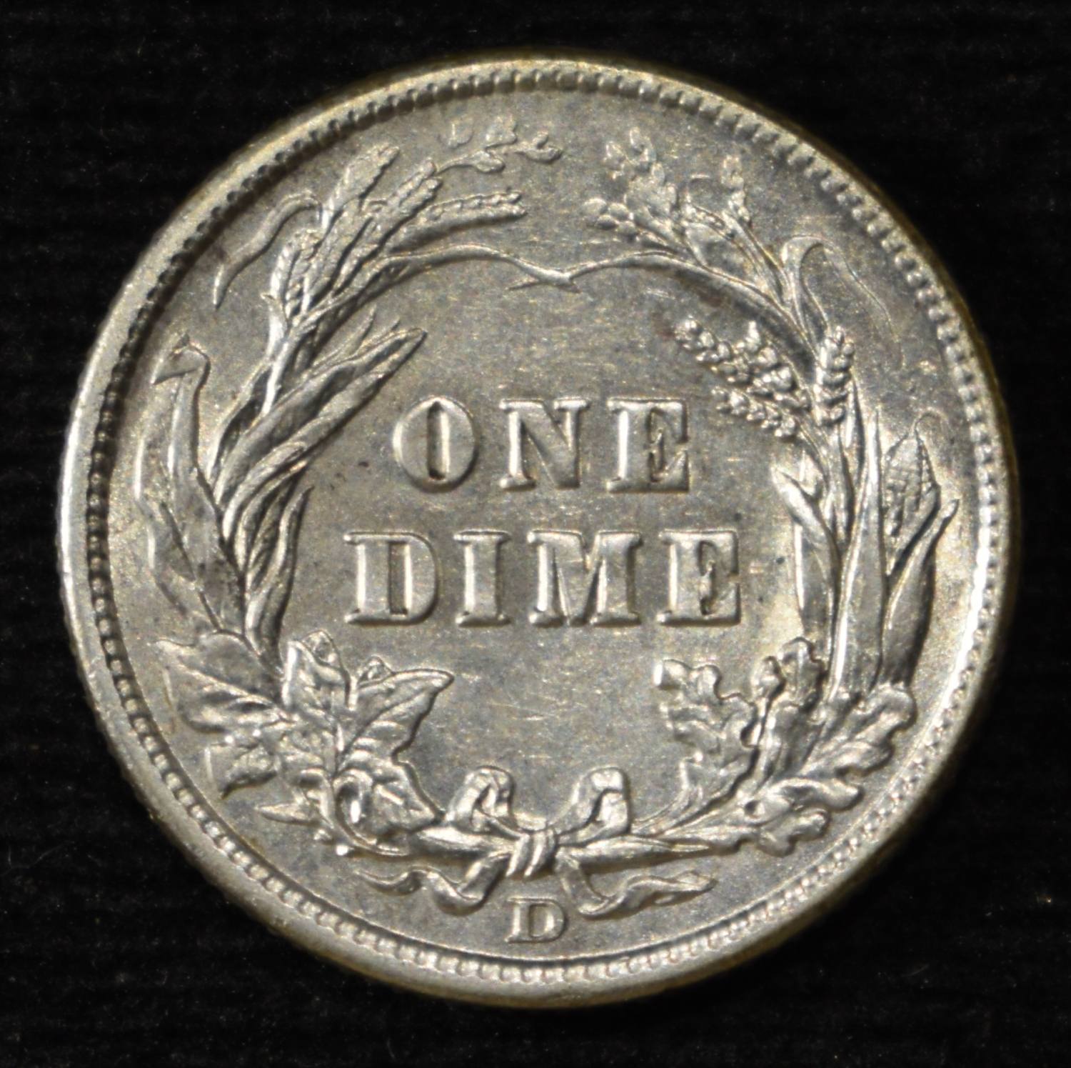 1912-D BARBER DIME CH BU