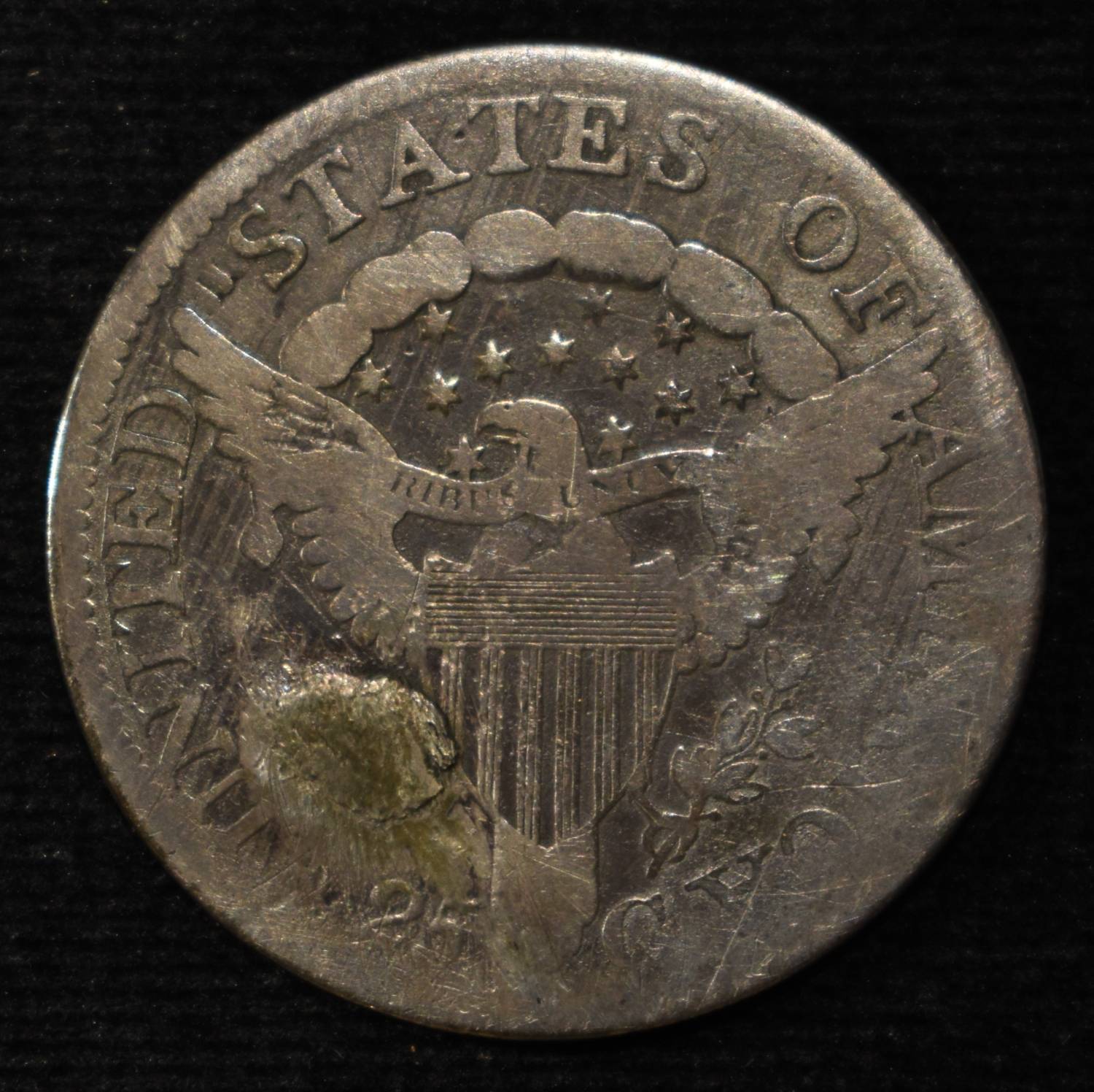 1804 DRAPED BUST QUARTER FINE PLUGGED GREAT FILLER