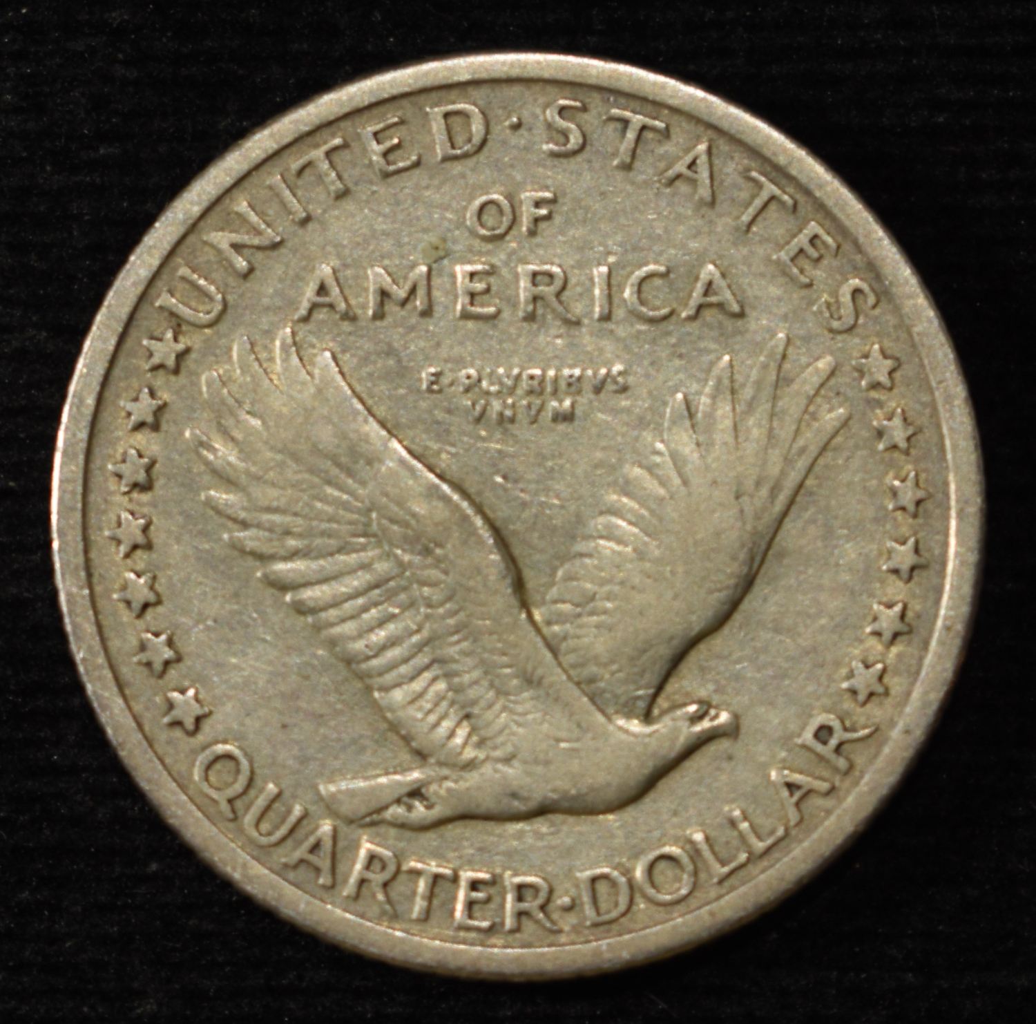 1917 TYPE-1 STANDING LIBERTY QUARTER VF
