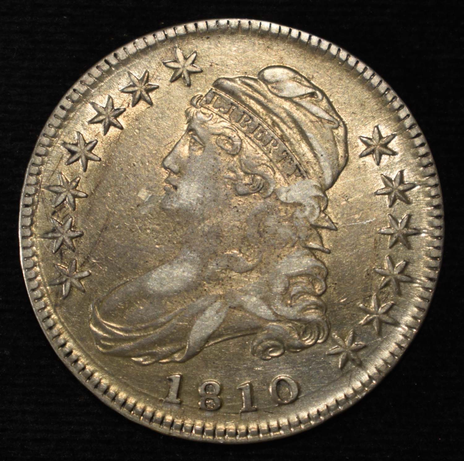 1810 BUST HALF DOLLAR AU