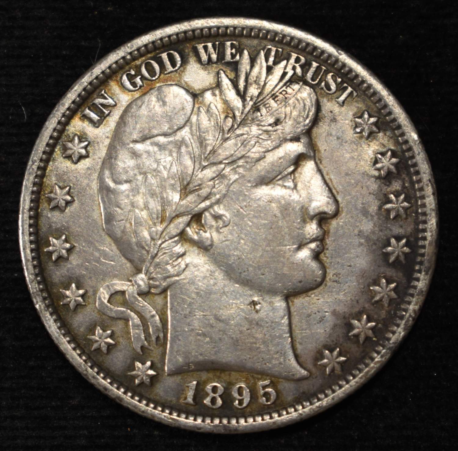 1895 BARBER HALF DOLLAR XF