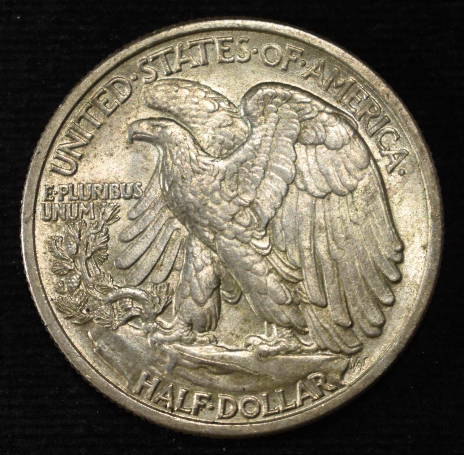 1937 WALKING LIBERTY HALF DOLLAR VERY CH BU