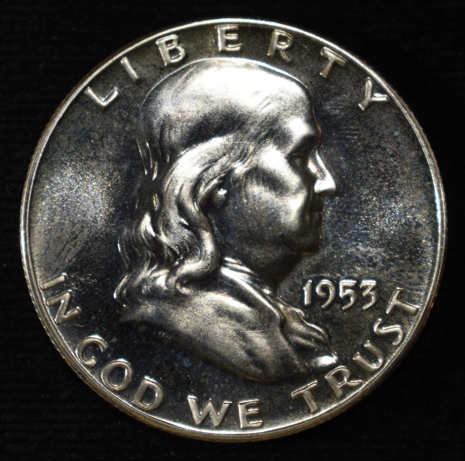 1953 FRANKLIN HALF DOLLAR GEM PROOF