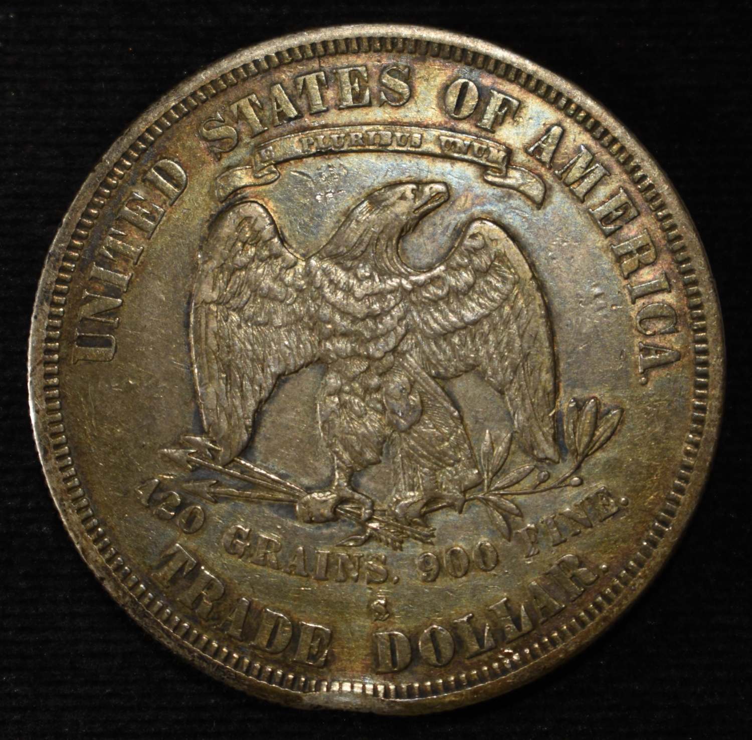 1877-S TRADE DOLLAR NICE ORIG AU