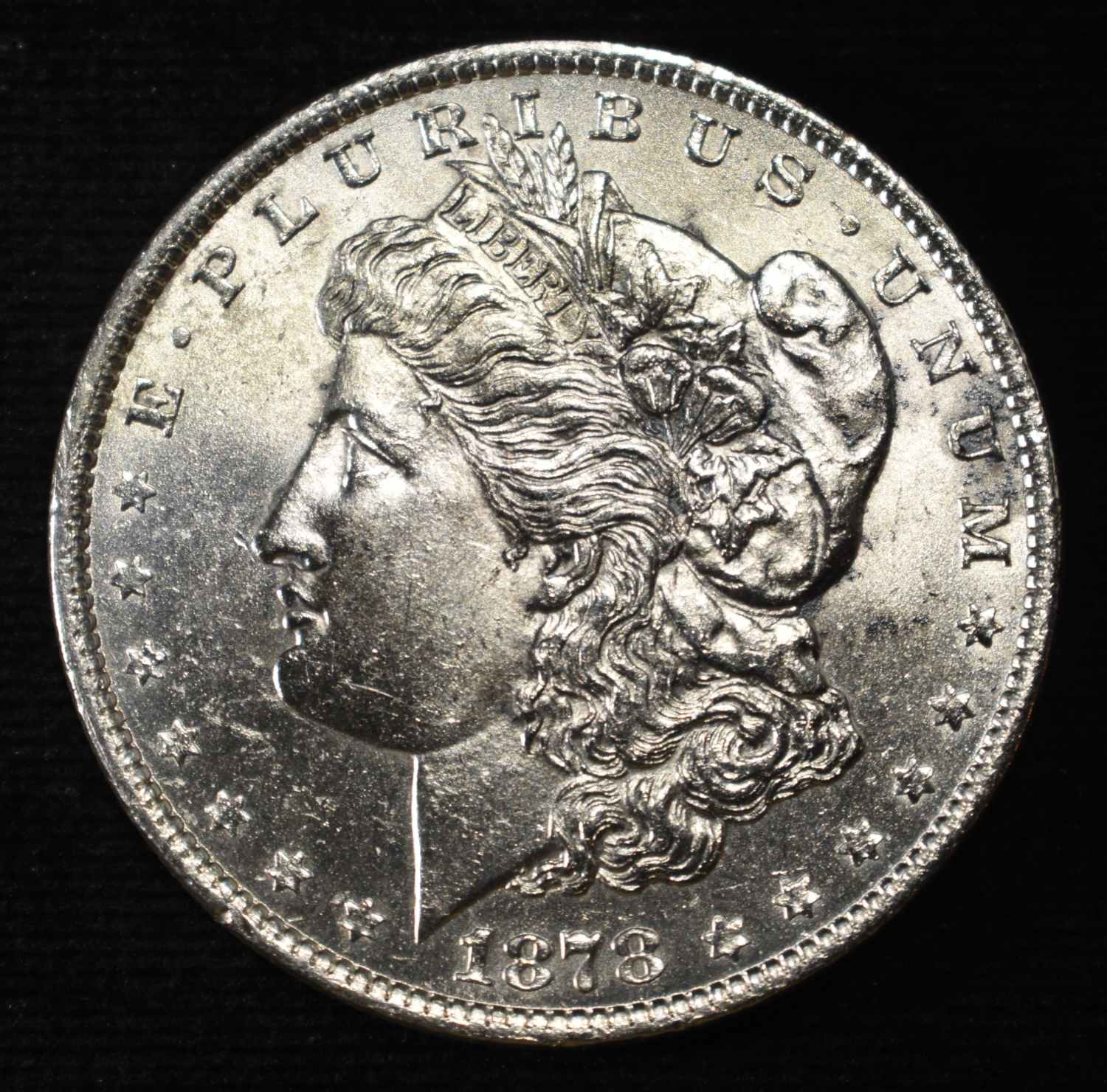 1878 7TF REV79 MORGAN DOLLAR CH BU