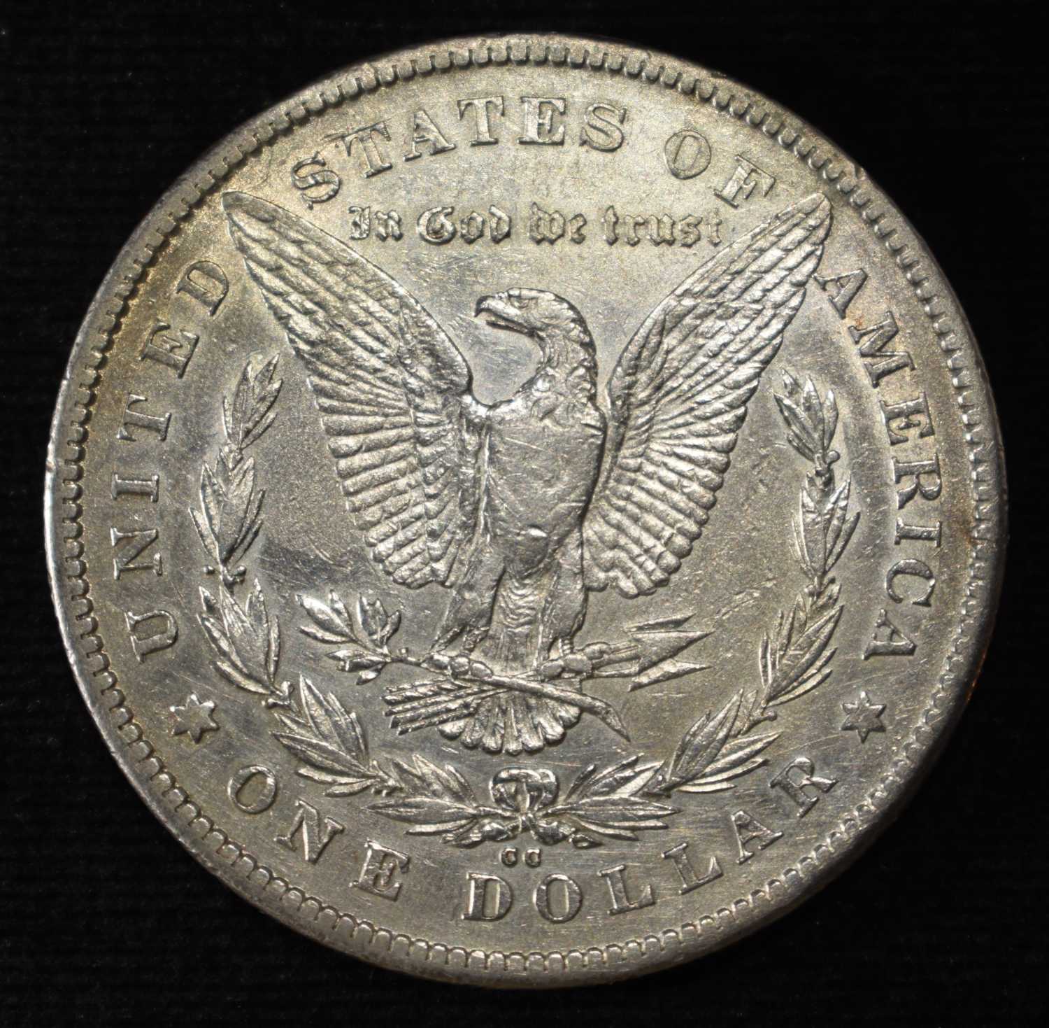 1878-CC MORGAN DOLLAR AU
