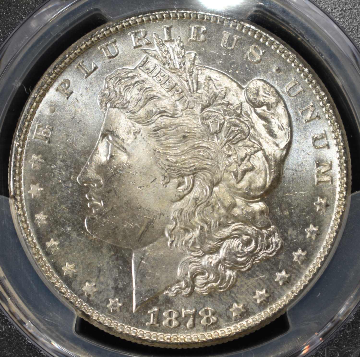 1878-S MORGAN DOLLAR PCGS MS-63