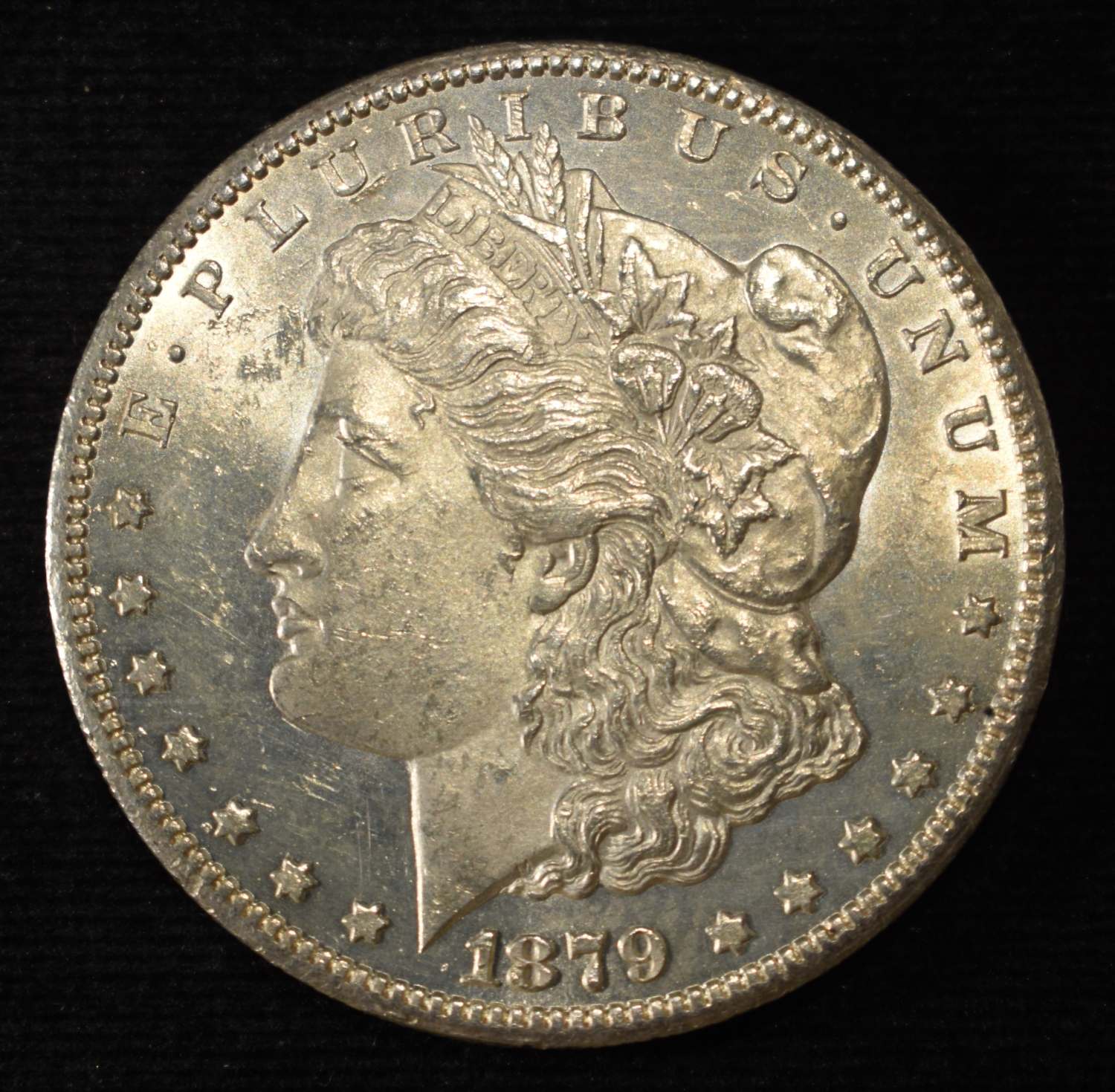 1879-CC MORGAN DOLLAR FROSTY CH TO GEM BU