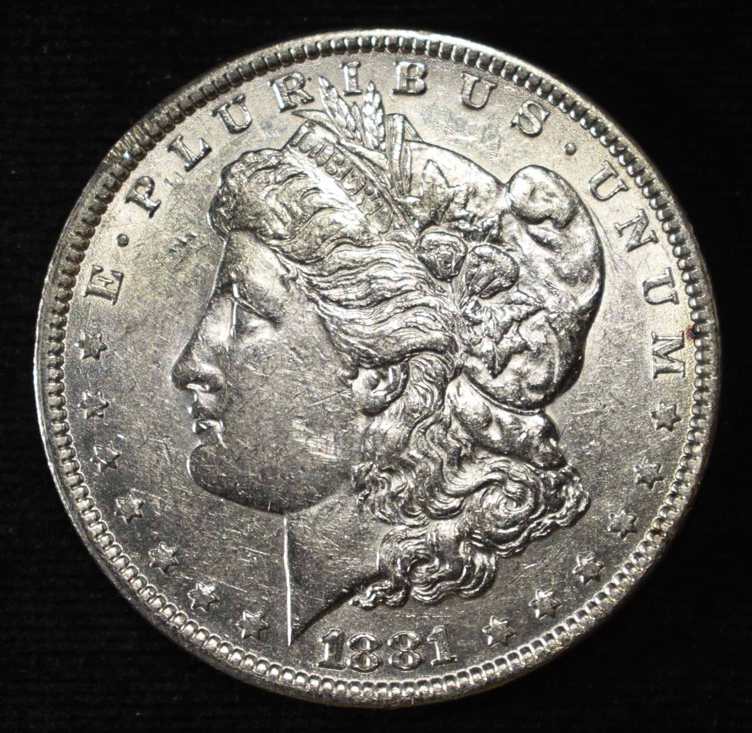 1881 MORGAN DOLLAR AU/BU