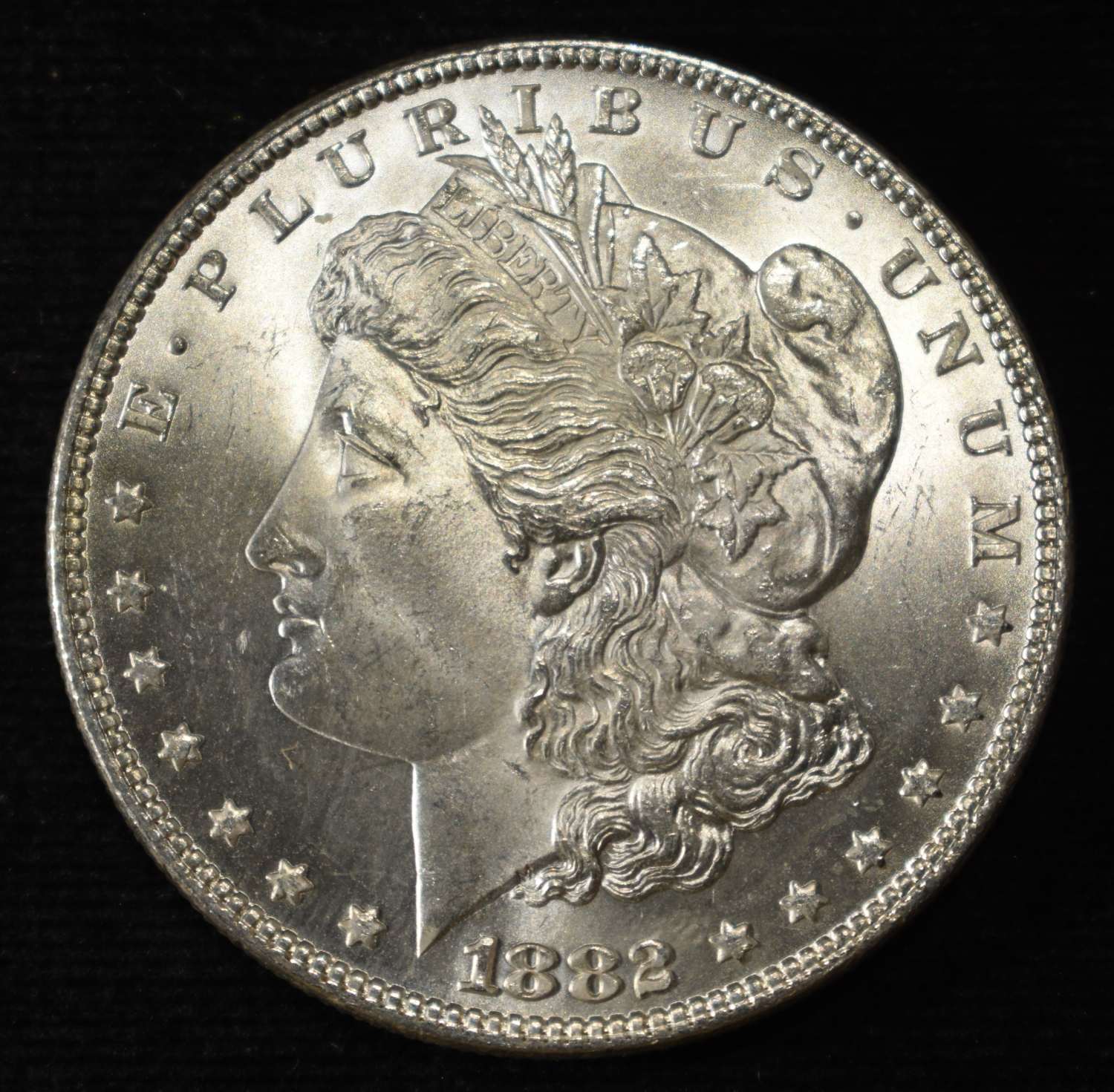 1882 MORGAN DOLLAR GEM BU