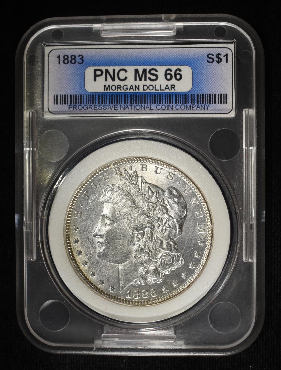 1883 MORGAN DOLLAR PNC SUPERB GEM BU