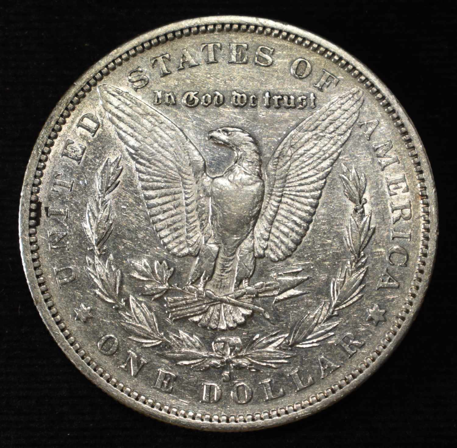 1883-S MORGAN DOLLAR CH AU