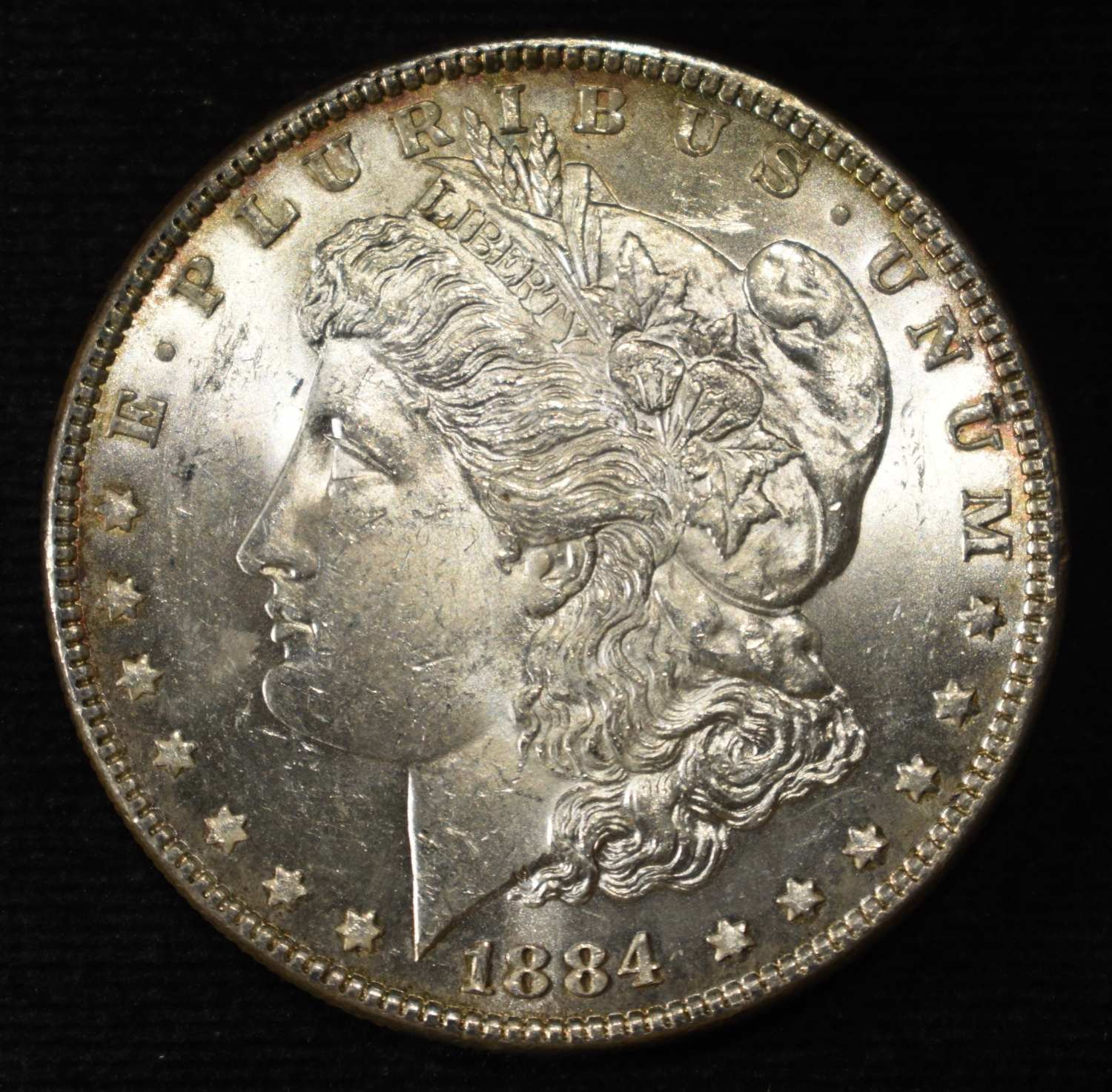 1884 MORGAN DOLLAR CH BU
