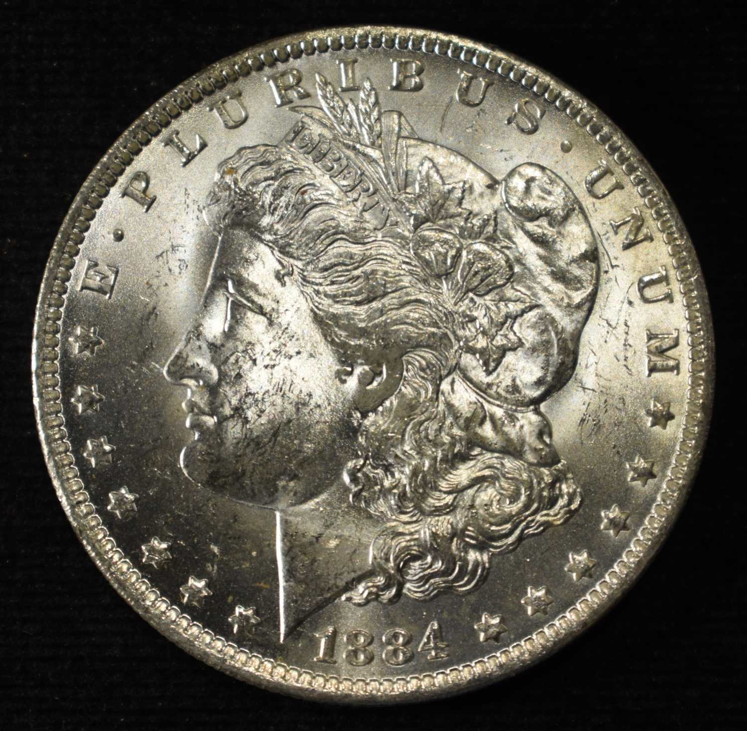 1884-O MORGAN DOLLAR BU