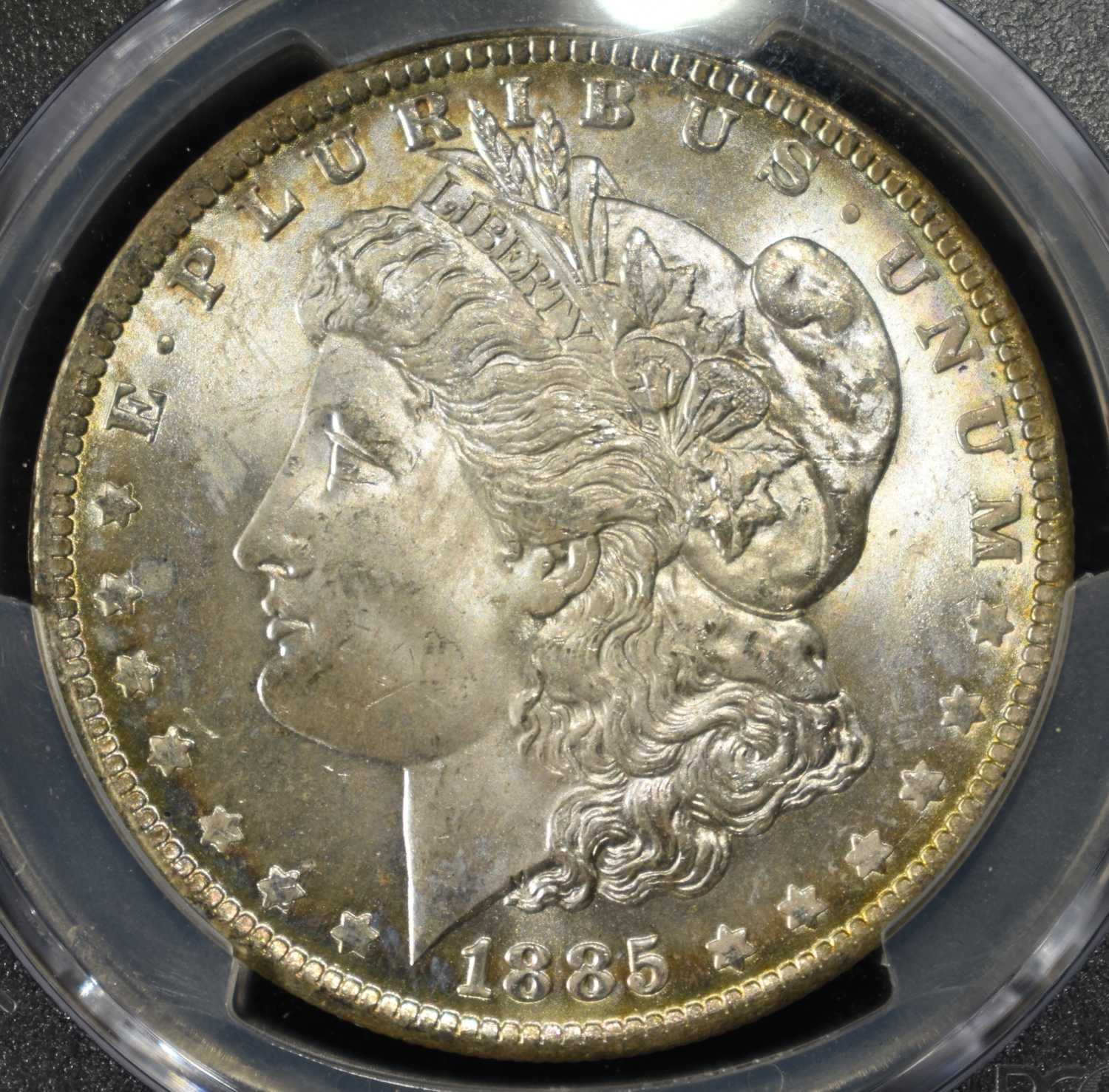 1885-O MORGAN DOLLAR PCGS MS-63