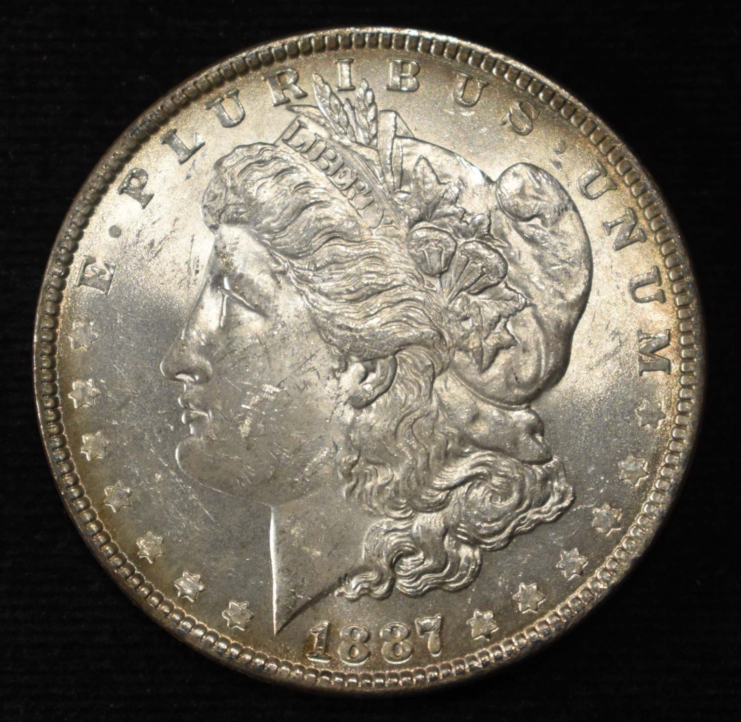 1887 MORGAN DOLLAR CH BU