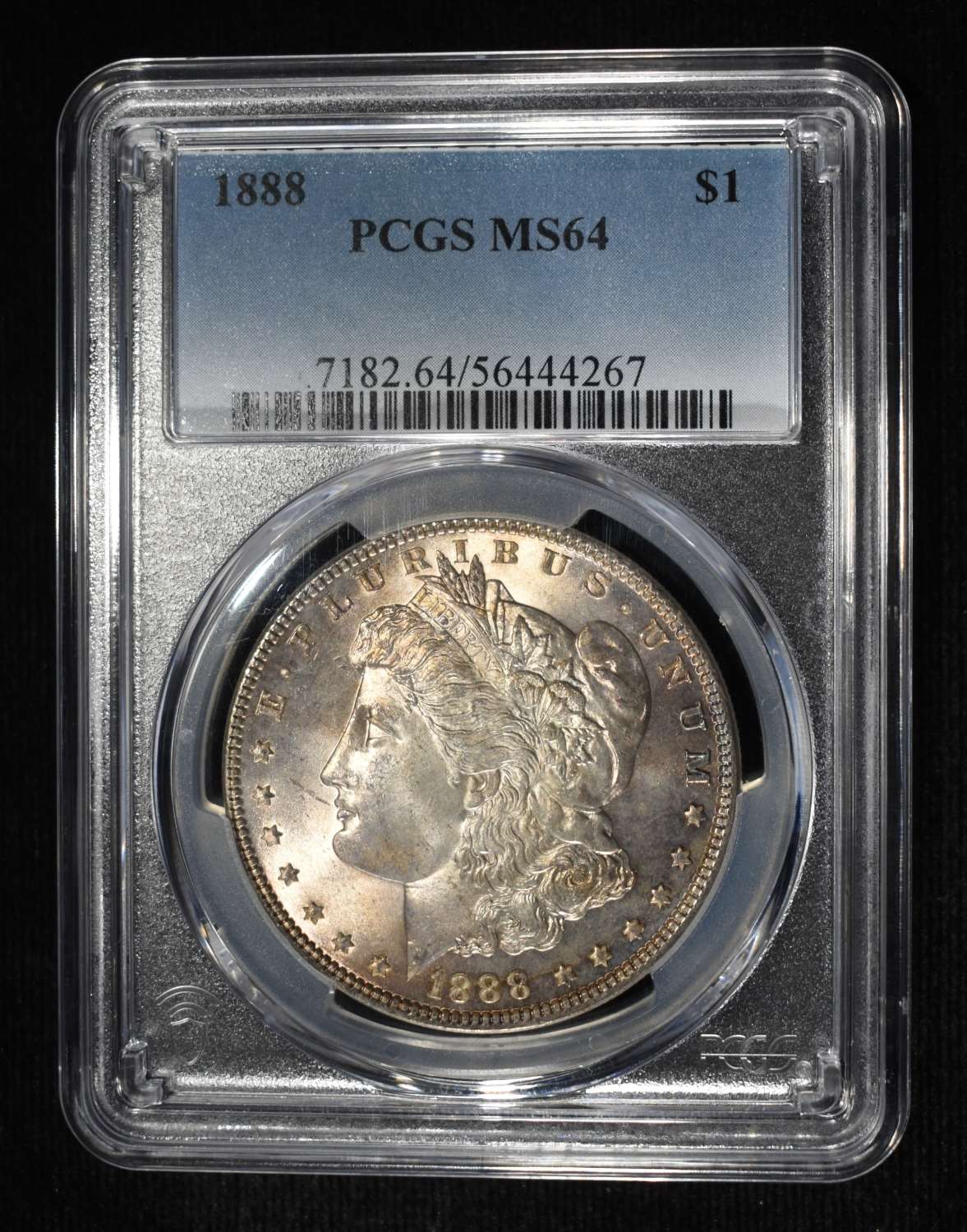 1888 MORGAN DOLLAR PCGS MS-64