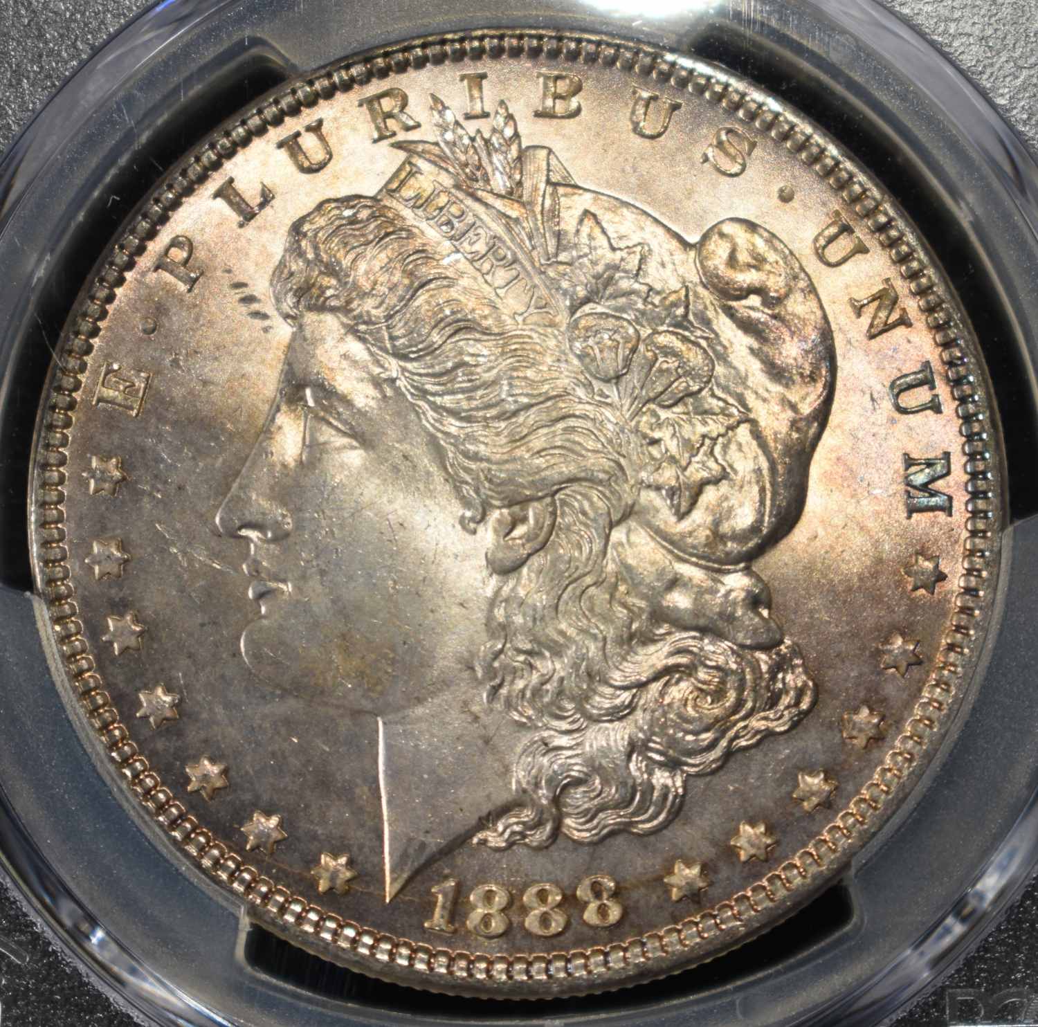 1888 MORGAN DOLLAR PCGS MS-64