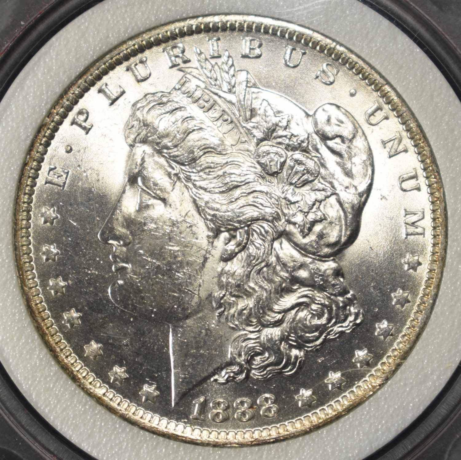 1888-O MORGAN DOLLAR NAC SUPERB GEM BU