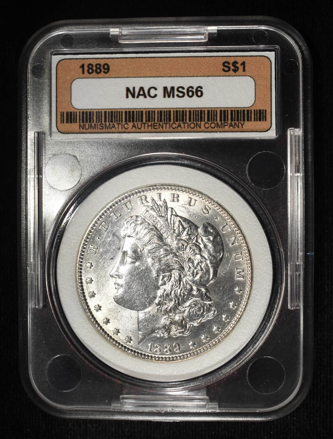 1889 MORGAN DOLLAR NAC SUPERB GEM BU