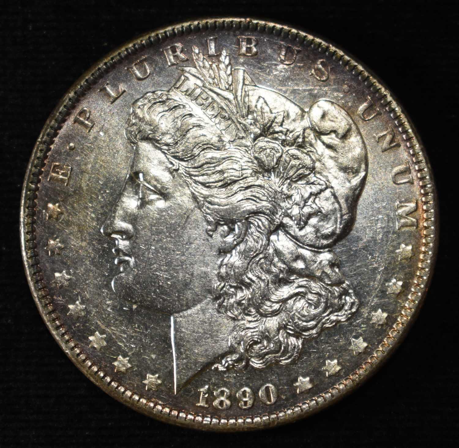 1890 MORGAN DOLLAR PL BU
