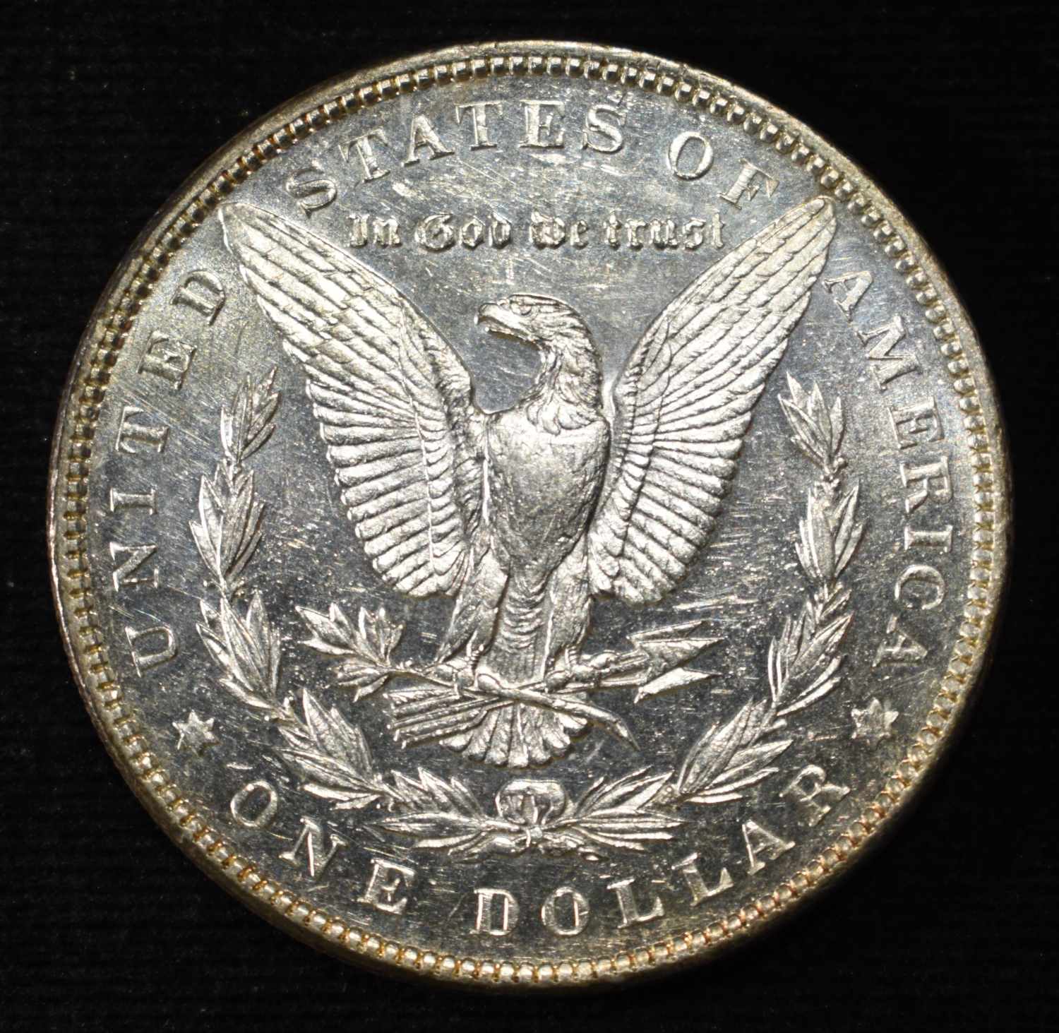 1890 MORGAN DOLLAR PL BU