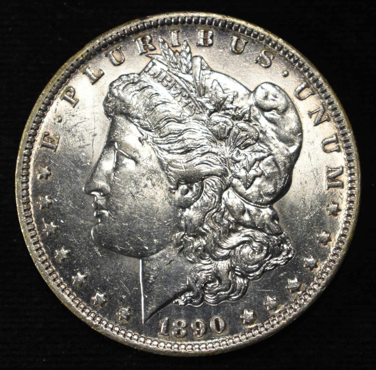 1890-O MORGAN DOLLAR NICE BU