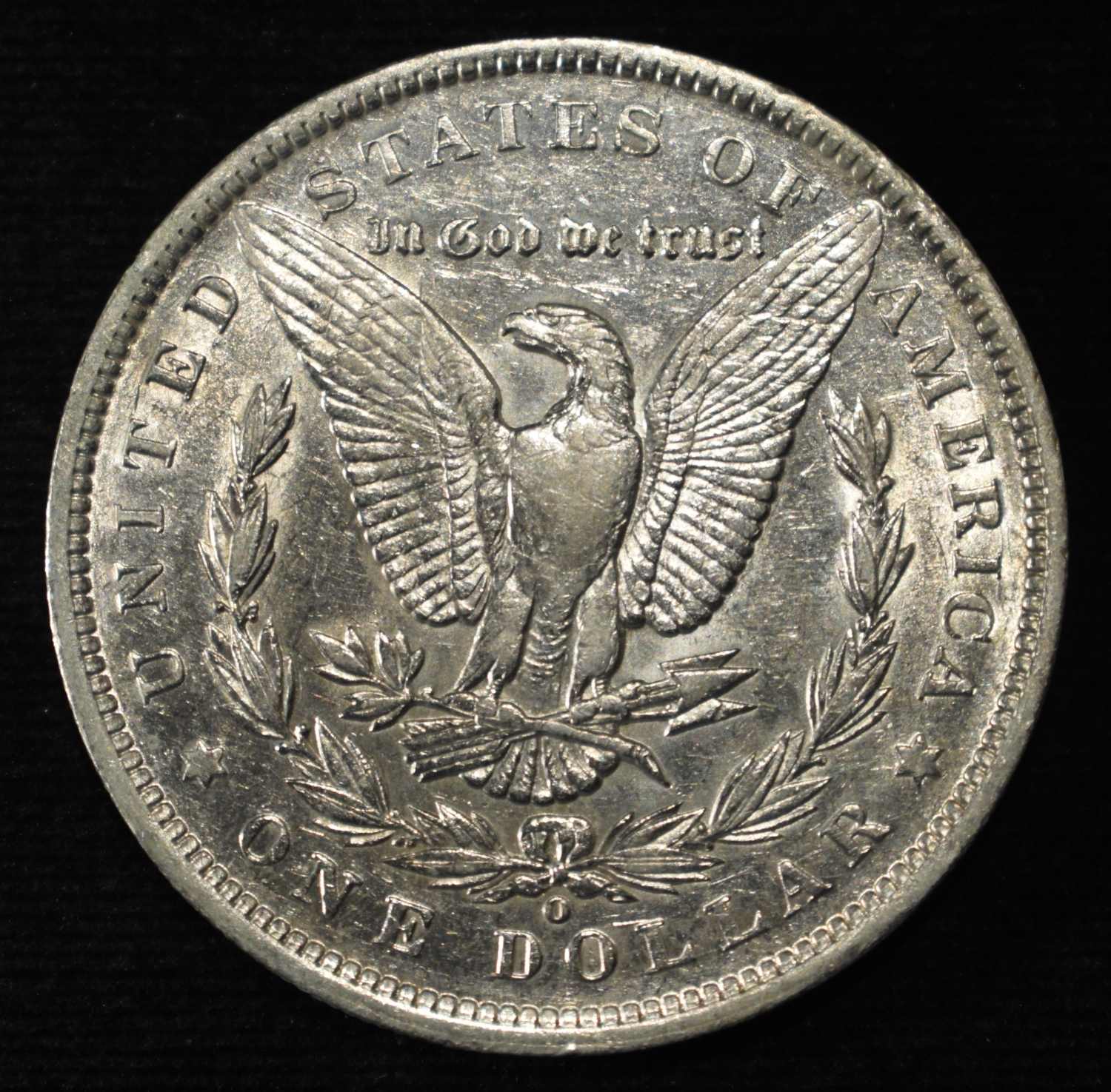 1891-O MORGAN DOLLAR AU