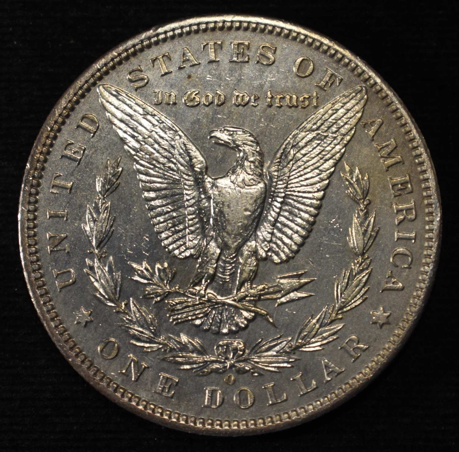 1895-O MORGAN DOLLAR AU/UNC OLD CLEANING