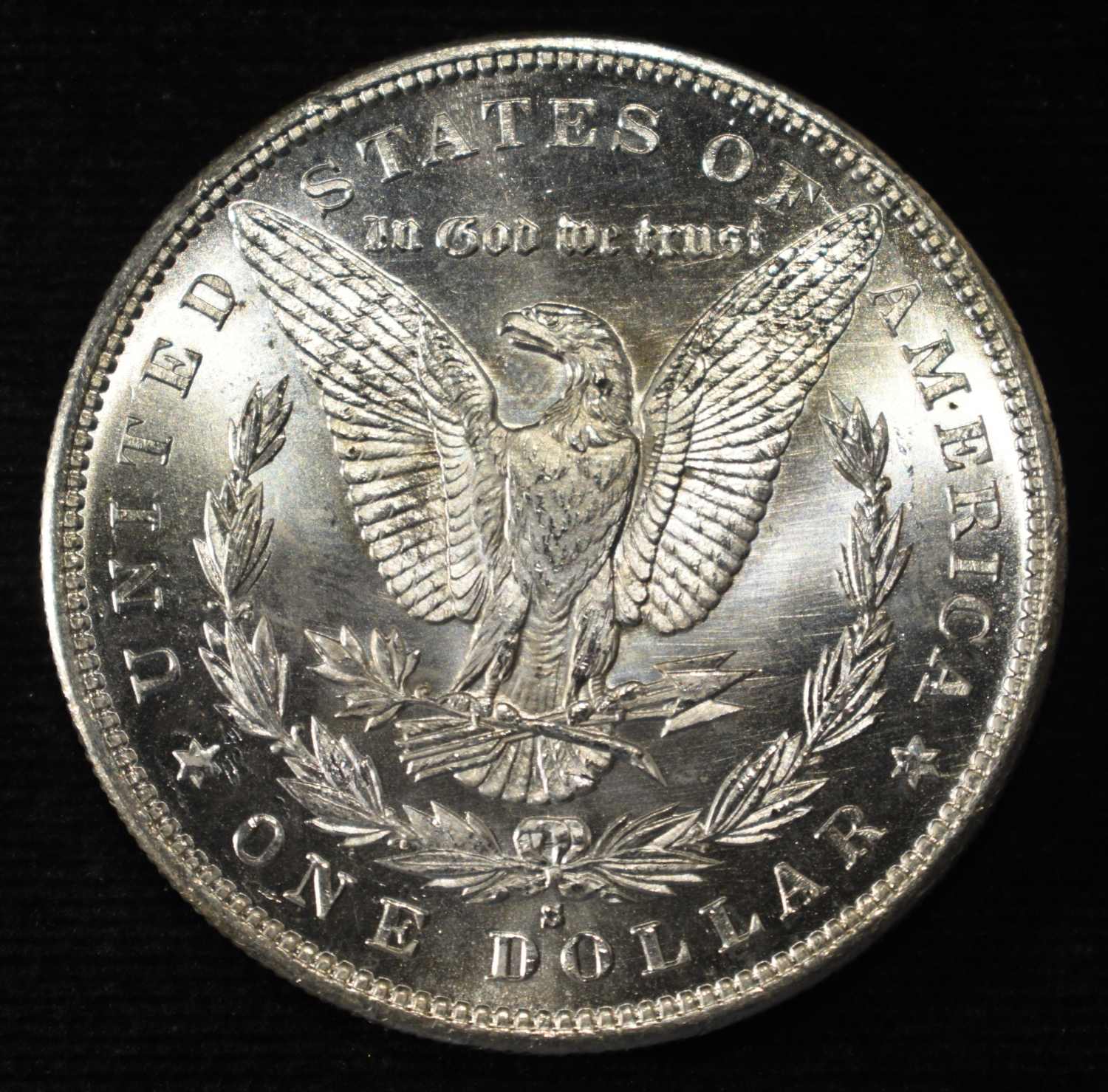 1897-S MORGAN DOLLAR GEM BU