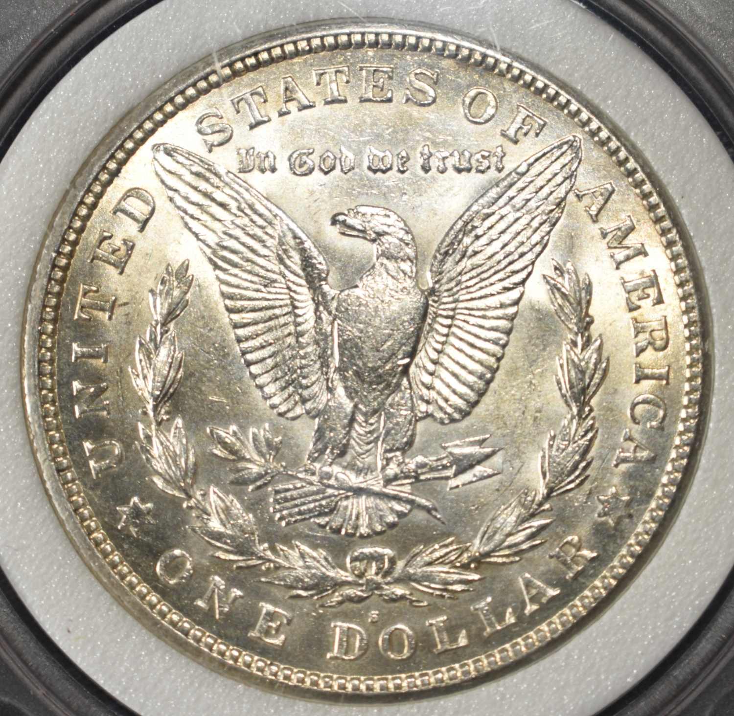 1921-S MORGAN DOLLAR NAC SUPERB GEM BU