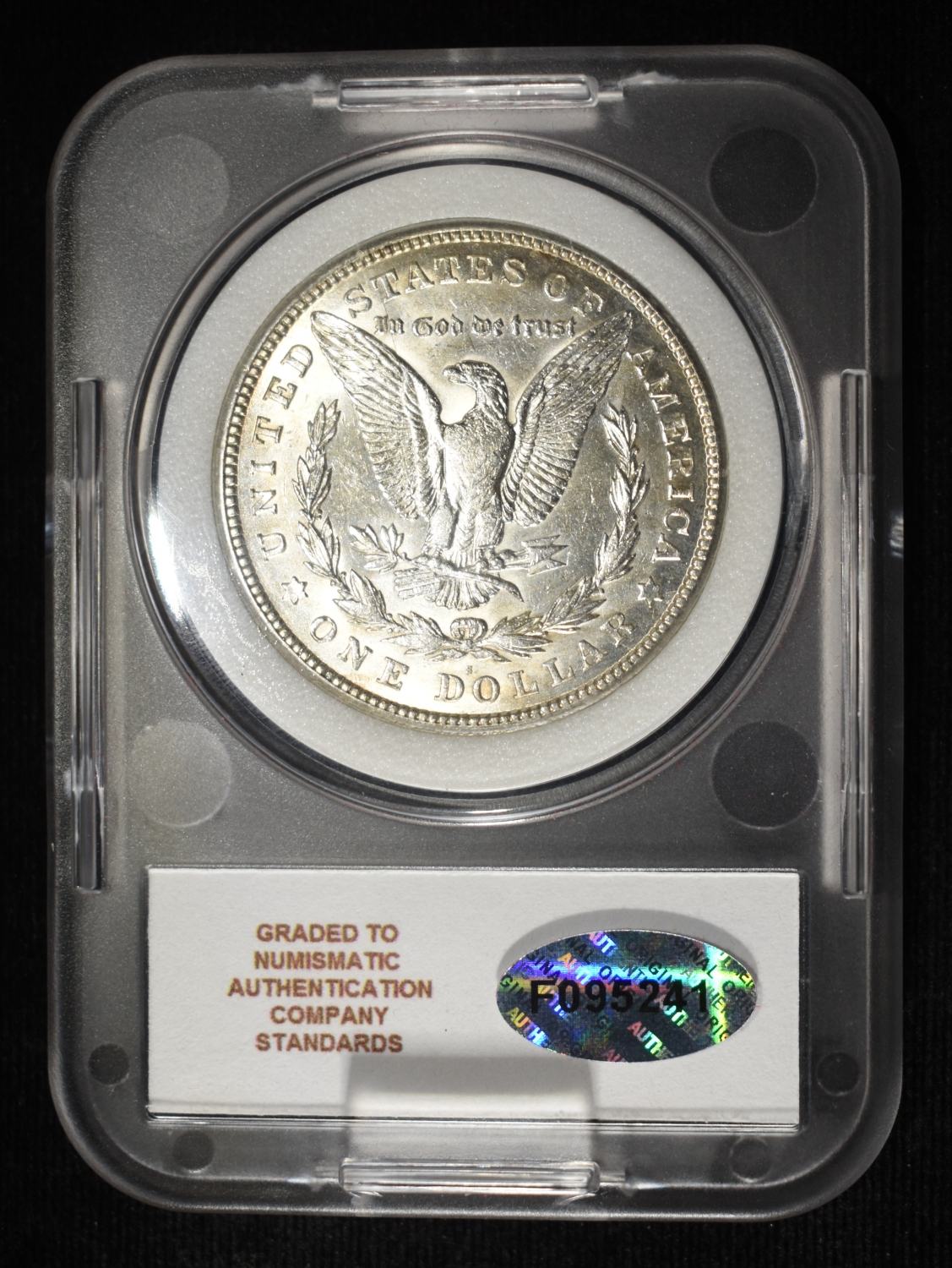 1921-S MORGAN DOLLAR NAC SUPERB GEM BU