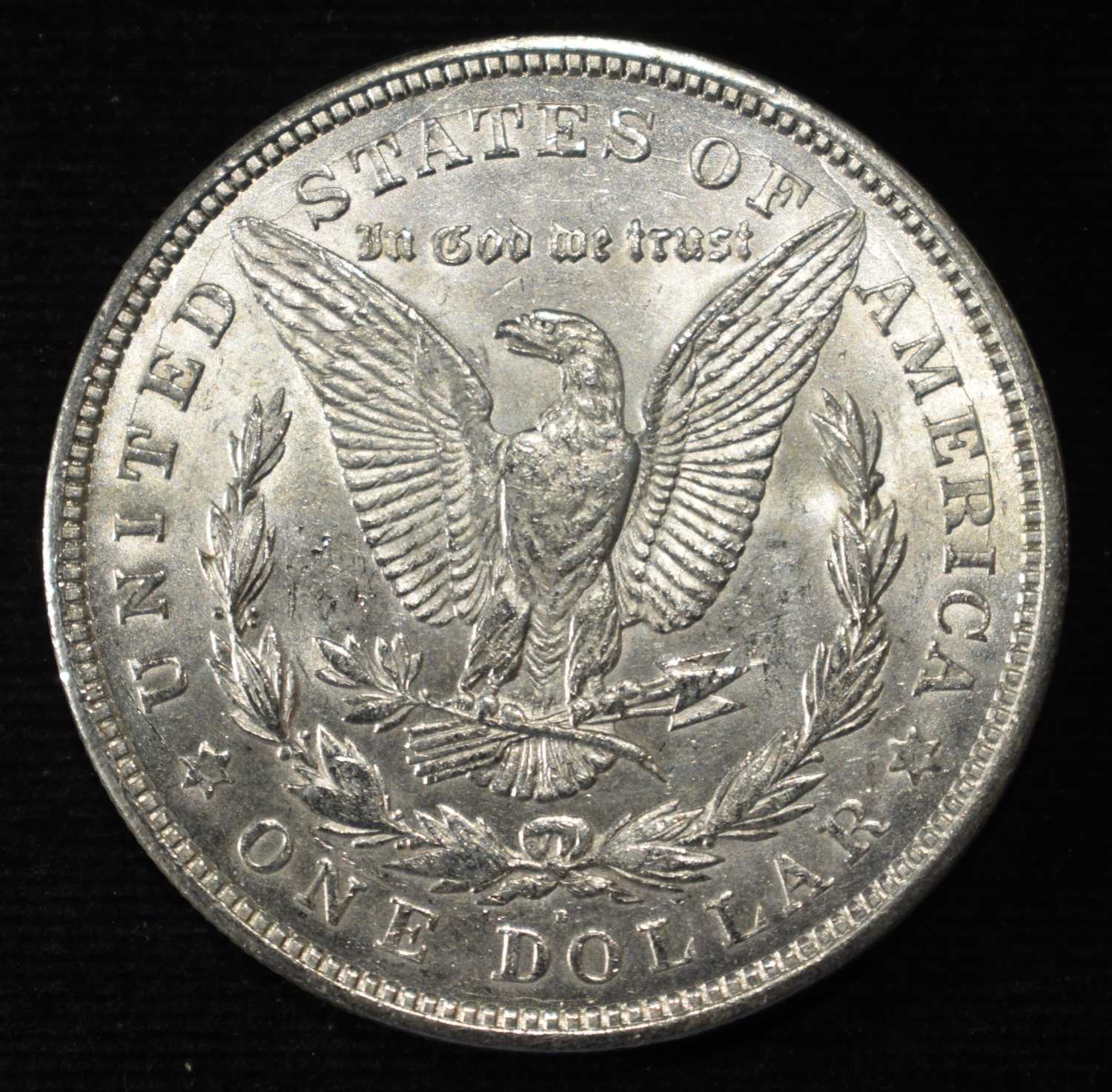 1921-D MORGAN DOLLAR AU/BU