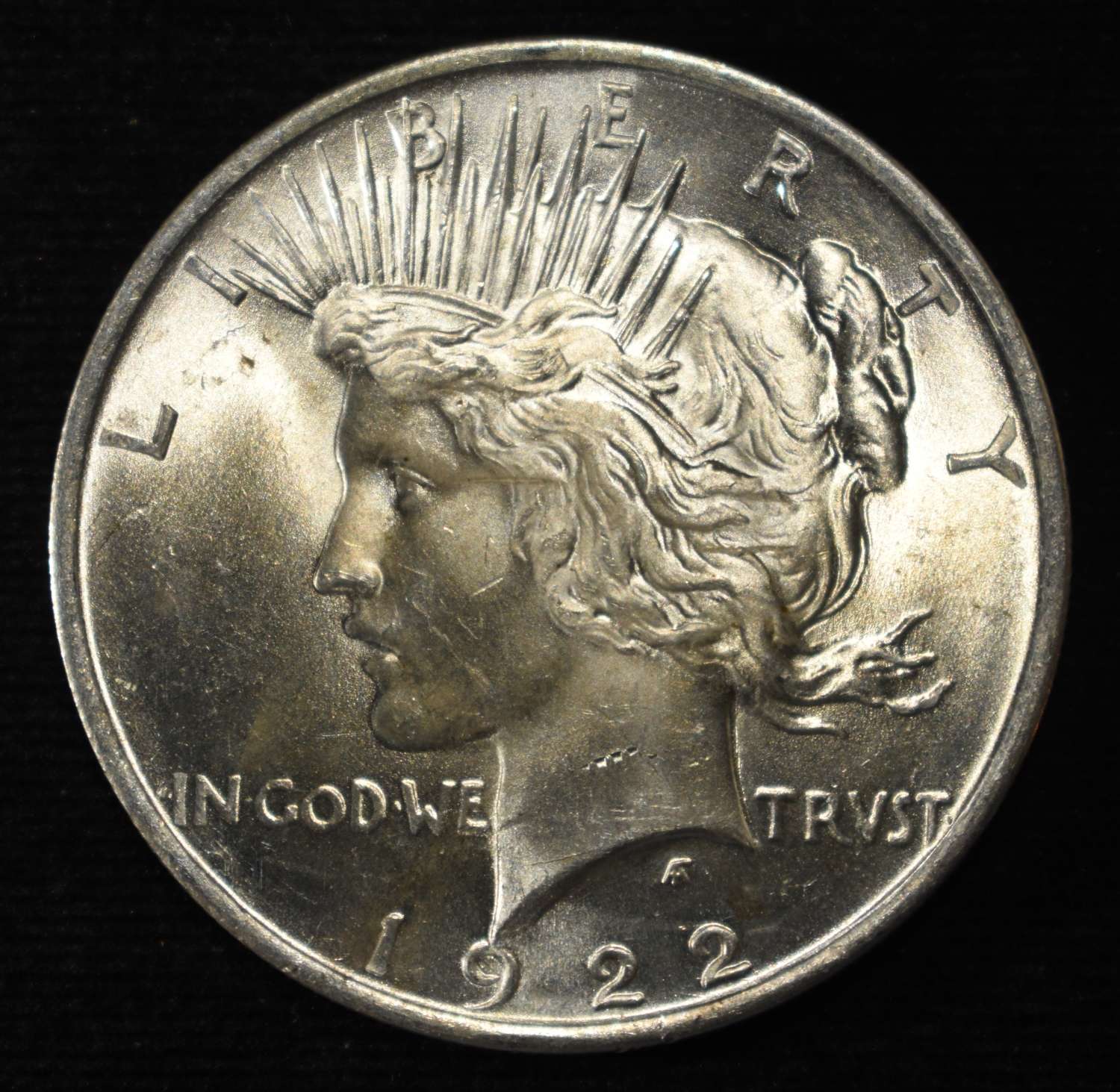 1922 PEACE DOLLAR CH BU