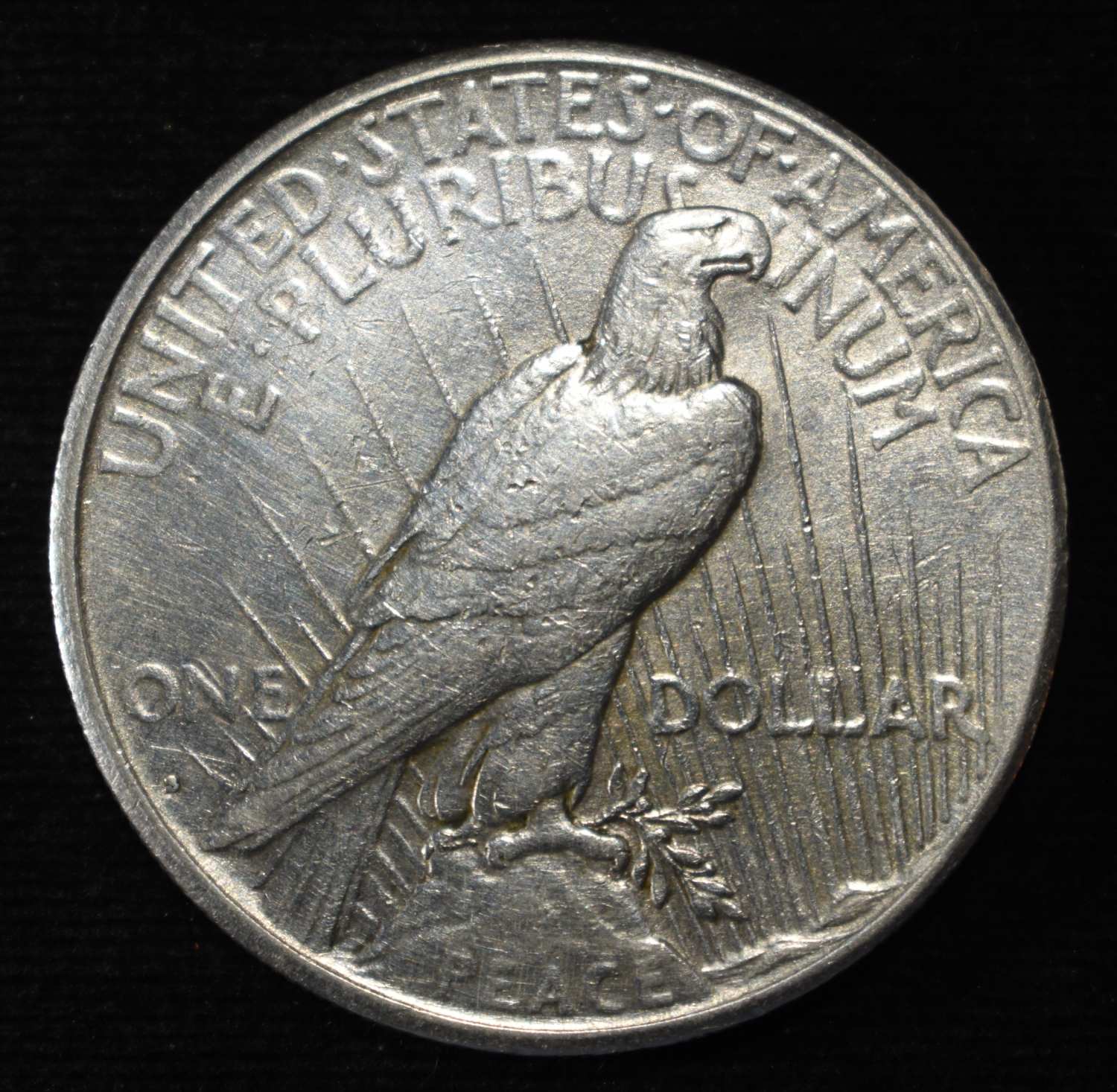 1924-S PEACE DOLLAR XF/AU