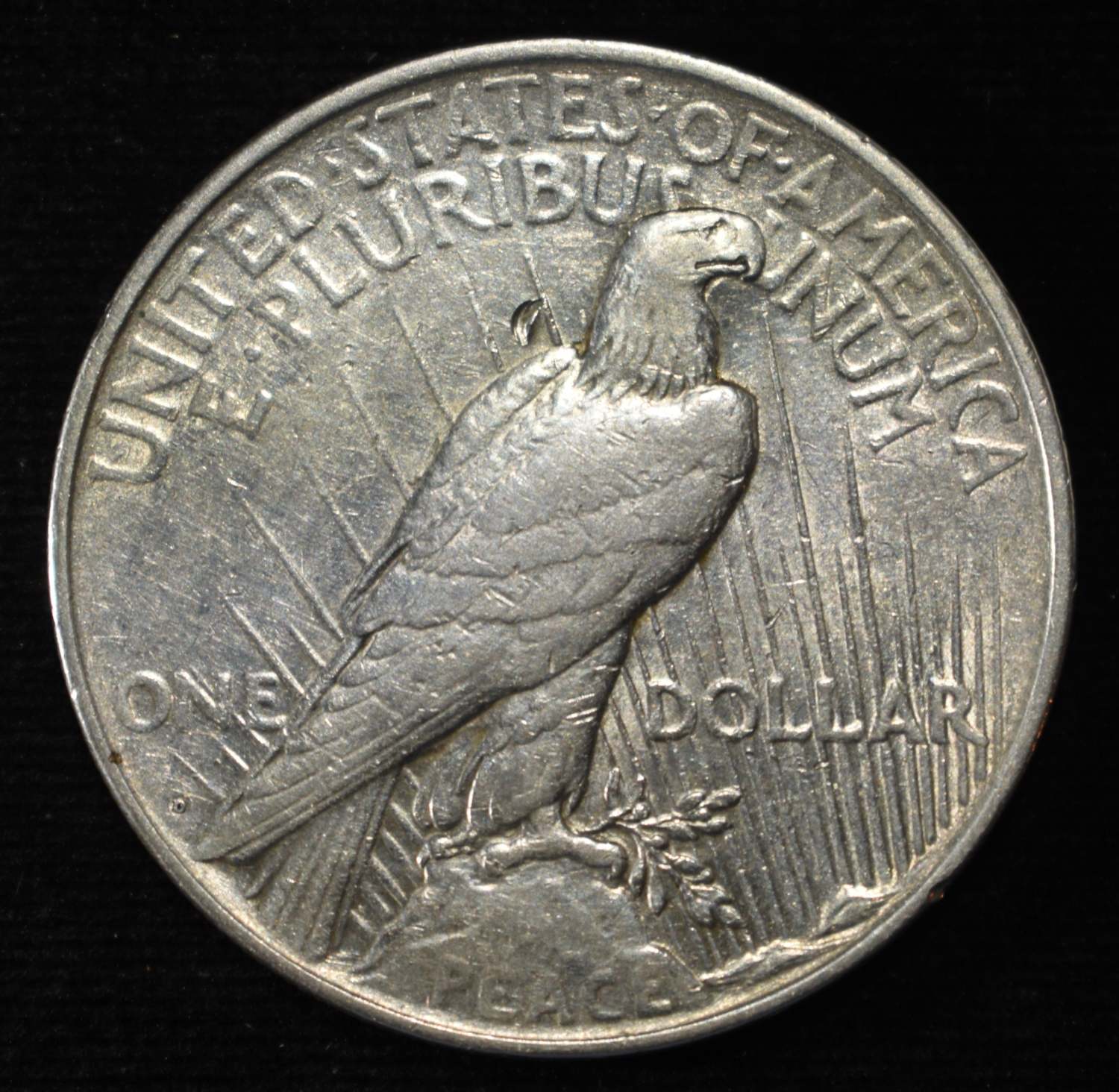 1927-D PEACE DOLLAR VF