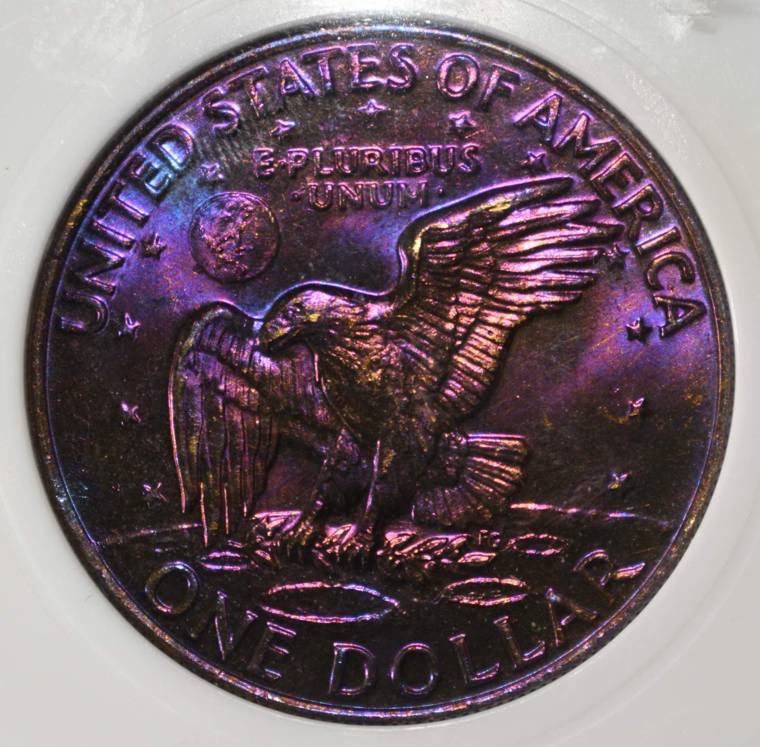 1973-D EISENHOWER DOLLAR PCI SUPERB GEM BU