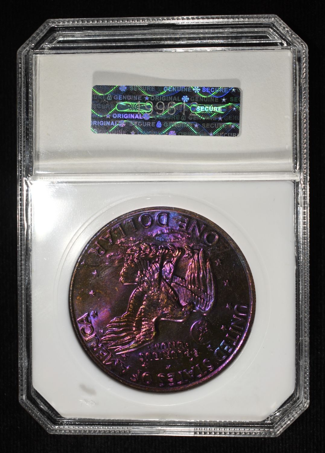 1973-D EISENHOWER DOLLAR PCI SUPERB GEM BU