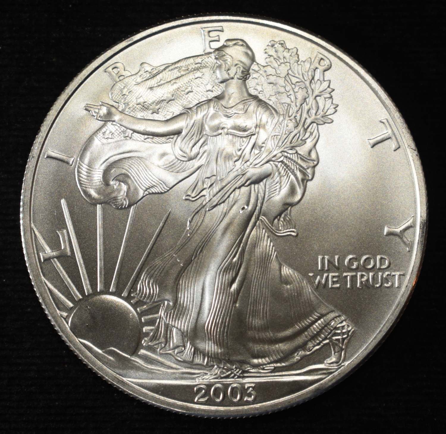 2003 AMERICAN SILVER EAGLE