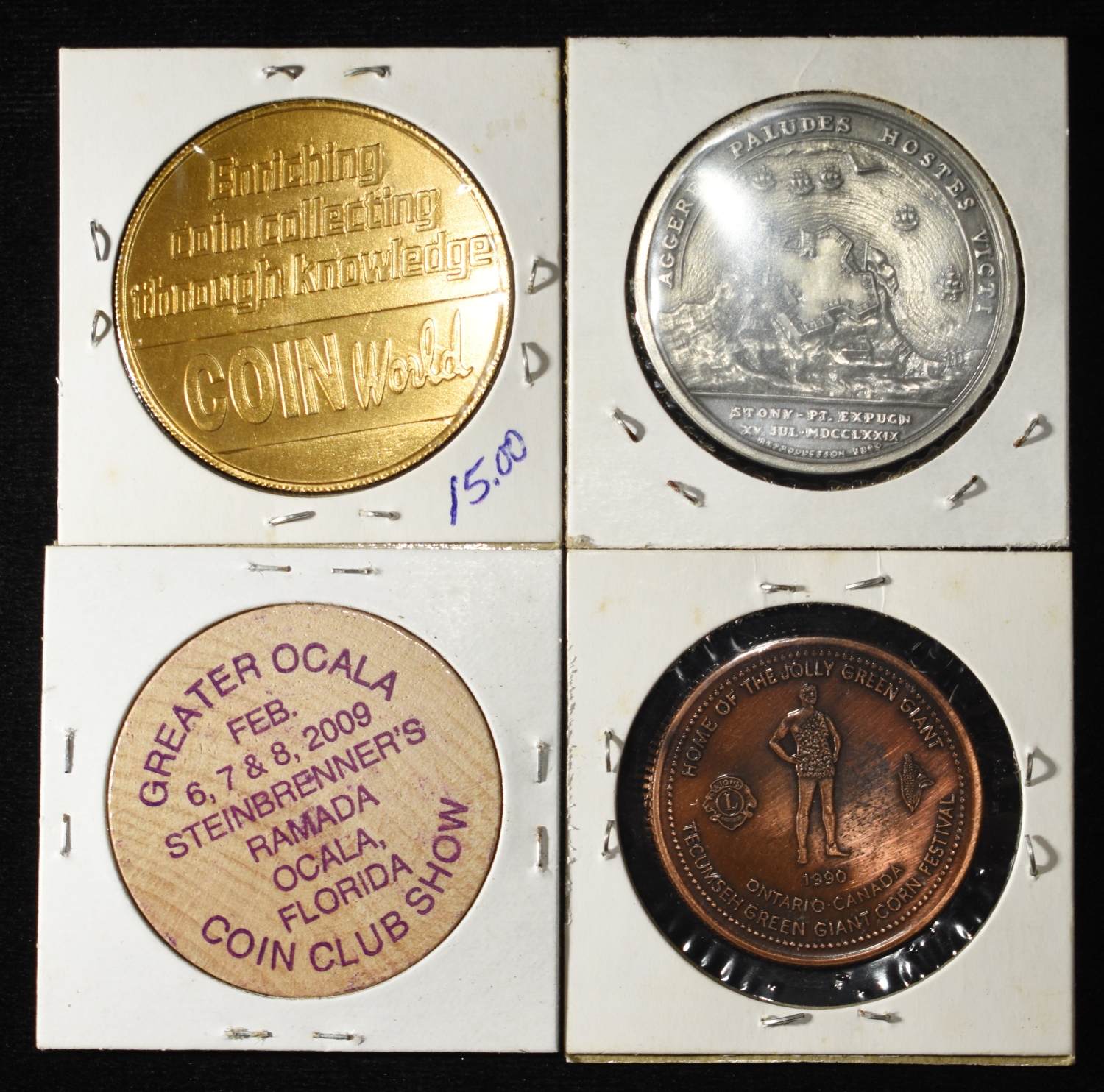 (50) MISC TOKENS