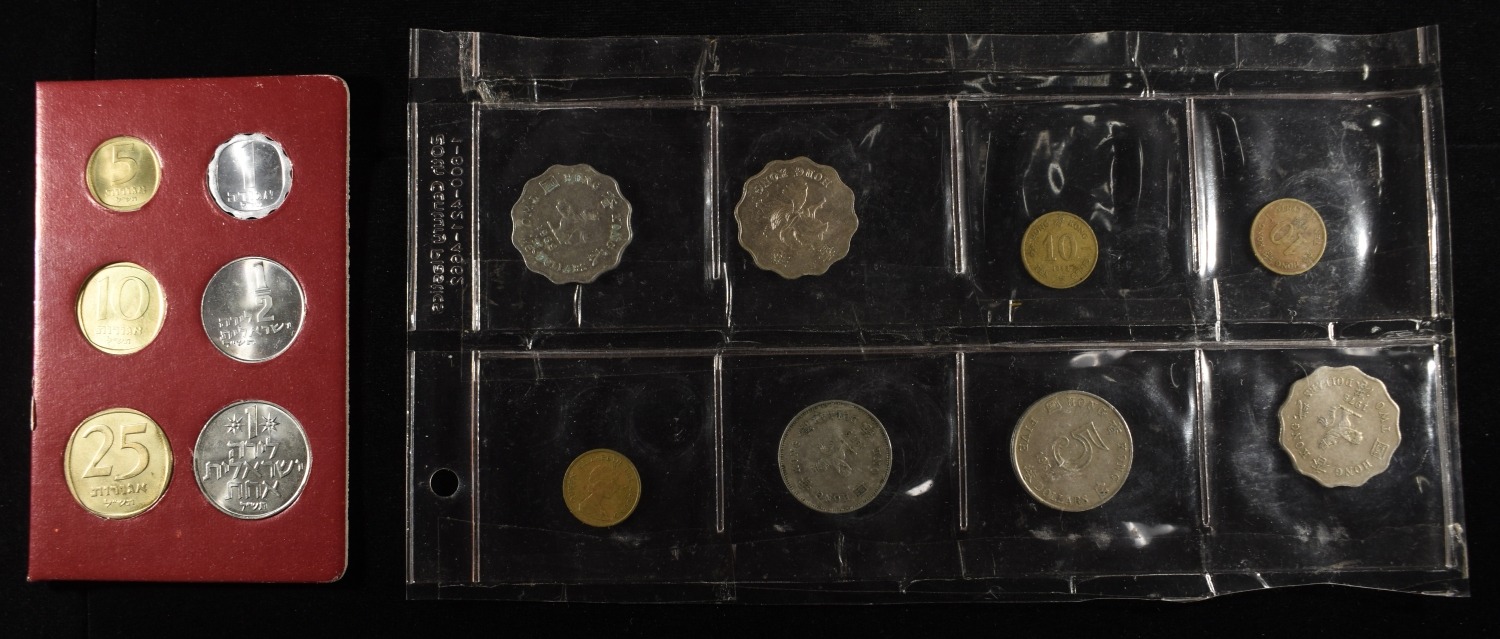 FOREIGN COINS & CURRENCY COLLECTORS LOT