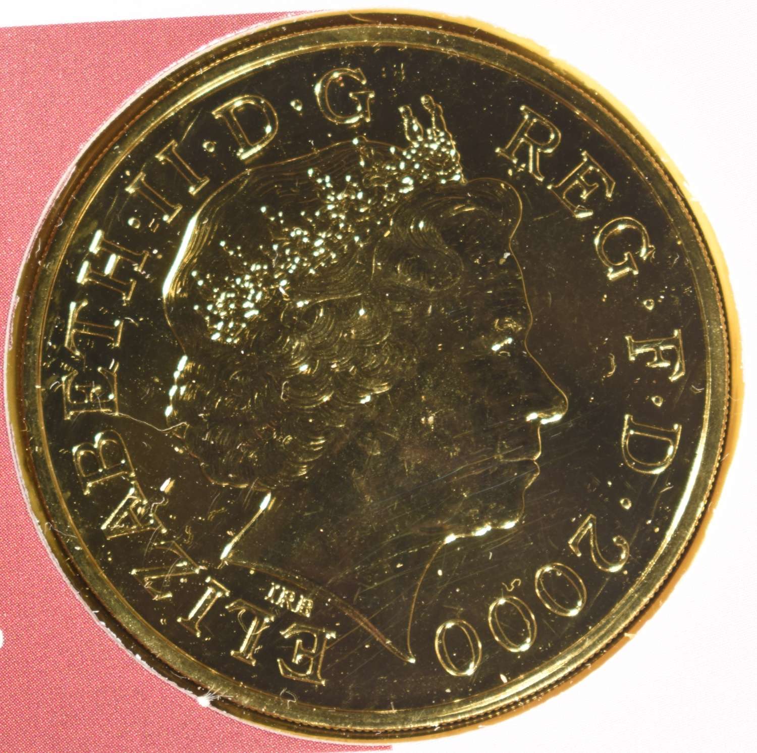 (1) 92.5% SILVER & (2) NON-SILVER 2000 5 POUNDS UK