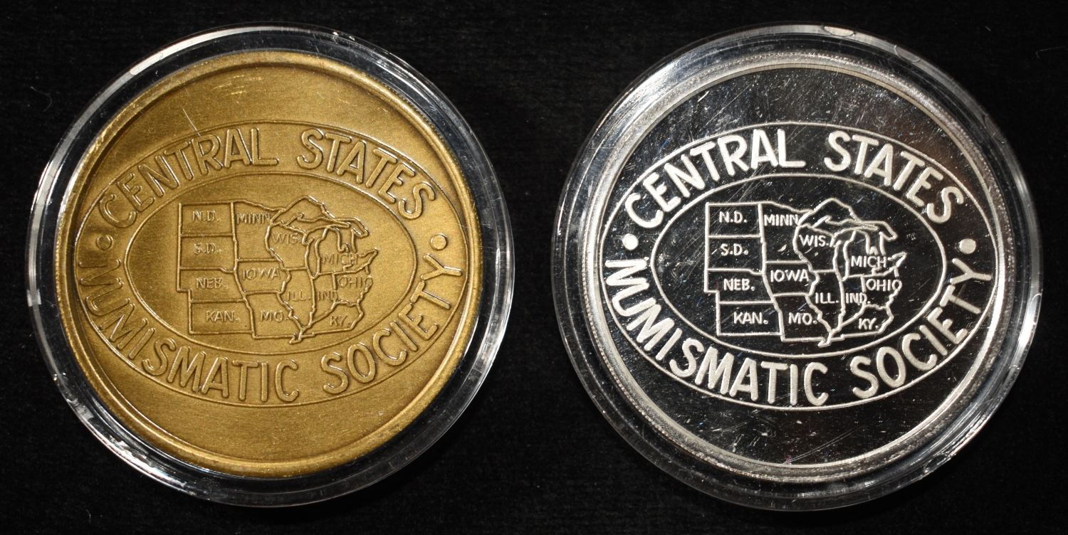 C.S.N.S 61ST ANNIVERSARY MEDAL & 1 OZ SILVER ROUND