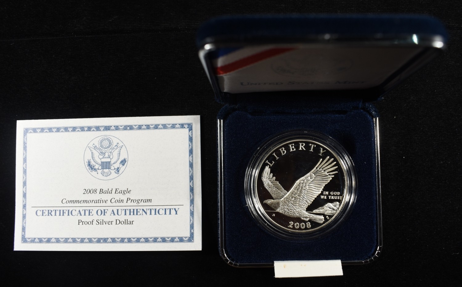 2008-P $1 COMMEM BALD EAGLE PROOF